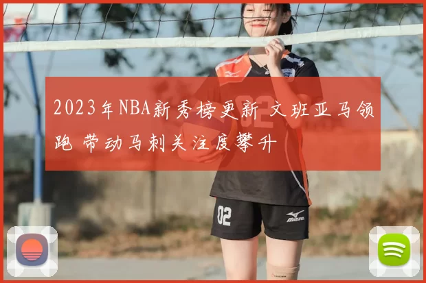 2023年NBA新秀榜更新 文班亚马领跑 带动马刺关注度攀升